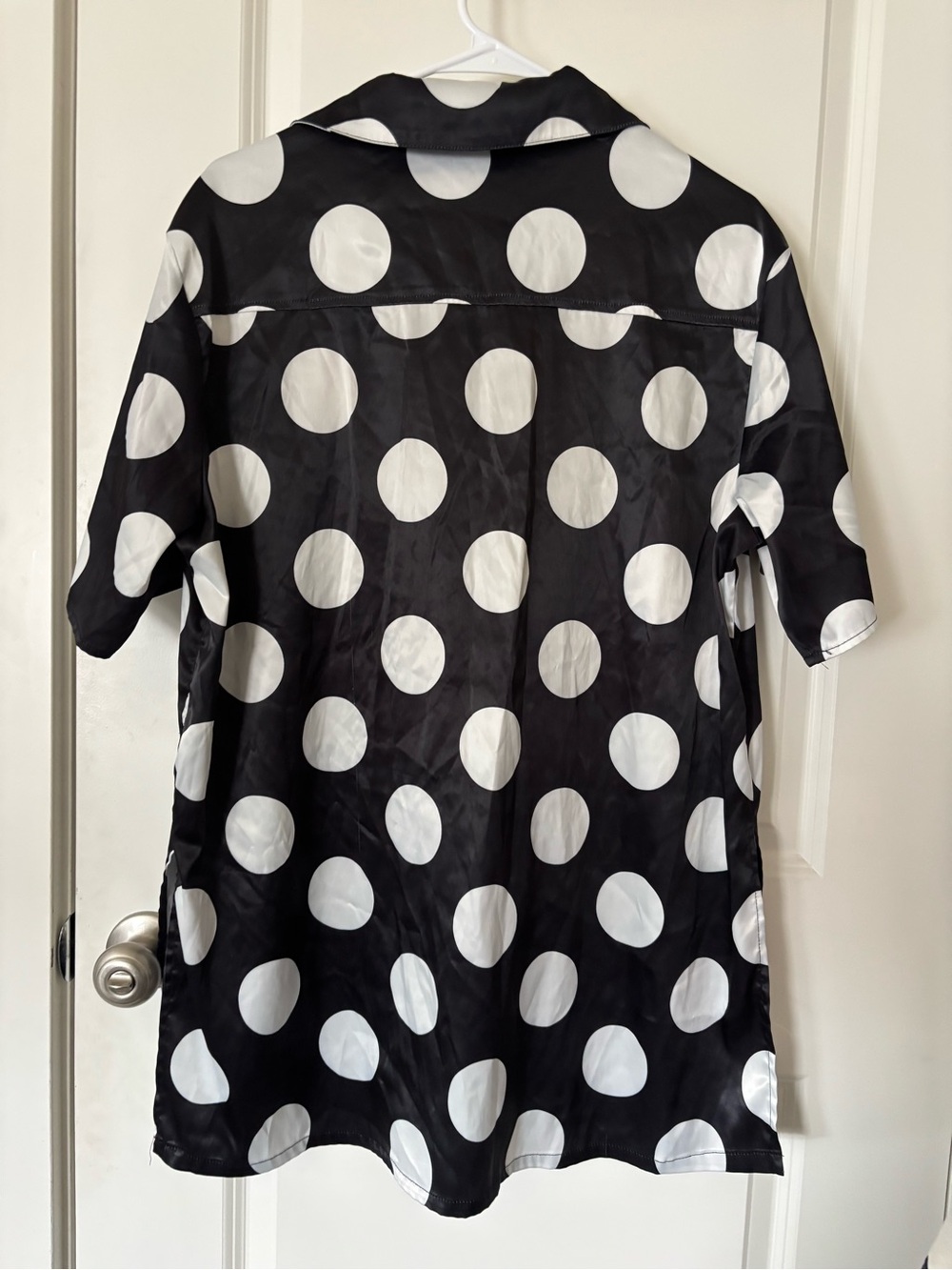 Dressed in Lala Dream So Big Satin Set in Classic Polka Dot - Picture 5 of 8